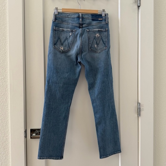 MOTHER Superior High Waisted Rider Ankle Jeans Far Beyond The Sky Size 28 - Picture 3 of 11